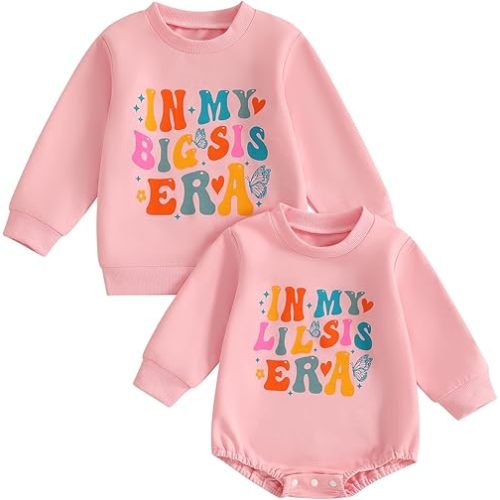 Big Sis/Lil Sis - Size 4/5T + 0-3 Mo