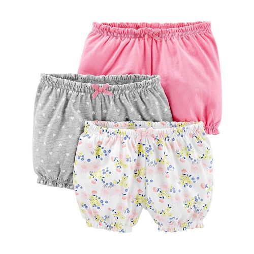 Simple Joys by Carter's Baby Girls' 3-Pack Knit Shorts