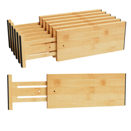 Tooloton 6-Pack Bamboo Dresser Drawer Dividers, Adjustable Expandable Drawer Organizers for Clothing and Dresser Storage & Reviews | Wayfair