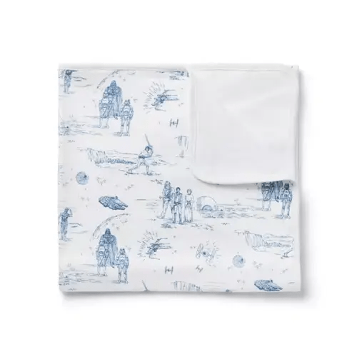 Newborn Jet Ivory STAR WARS Toile STAR WARS Baby Toile Blanket by Janie and Jack
