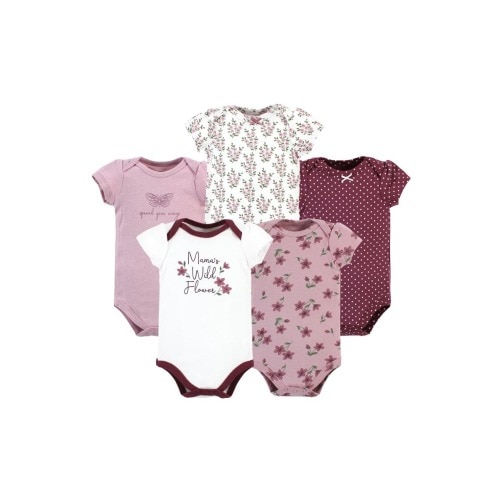 Cotton Bodysuits 5-Pack, 3-6M- Only 1 left