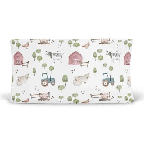 Frankie's Farm Party Changing Pad Cover