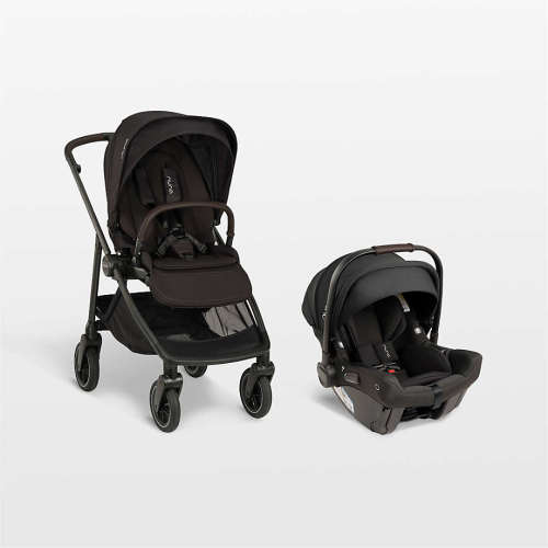 Nuna SWIV + PIPA Urbn Caviar Black Stroller Travel System