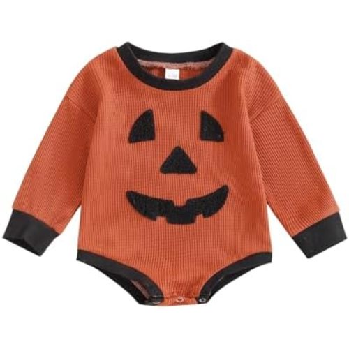 BemeyourBBs Newborn Baby Boy Girl Fall Winter Clothes Long Sleeve Bubble Sweatshirt Romper Cute Infant One Piece Outfit
