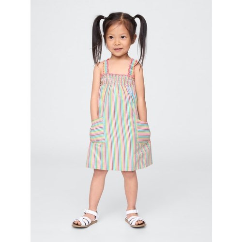 Baby & Toddler Smocked Poplin Dress