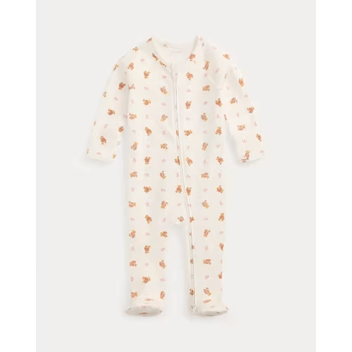Polo Bear Cotton Footed Coverall