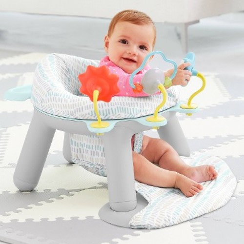 Skip Hop Baby Seat Silver Lining Cloud 2-in-1 Sit-up Chair & Activity Seat