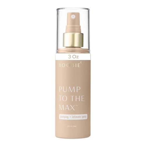 Boobie Pump to the Max Hands-free Dual-Purpose Breast Pumping & Intimate Spray | Increase Milk Supply & Ease Postpartum Discomfort During Pumping & Intimacy | Pregnancy & Beyond, 3 oz