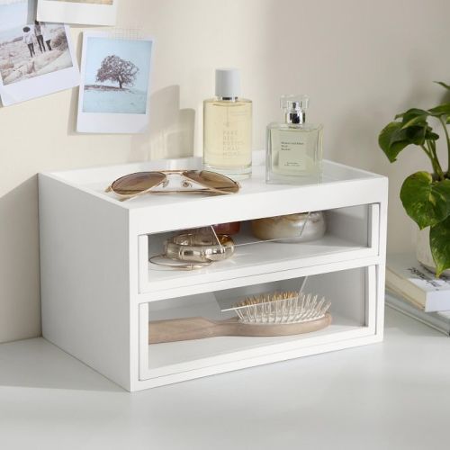 Wood & Acrylic Storage Organizer