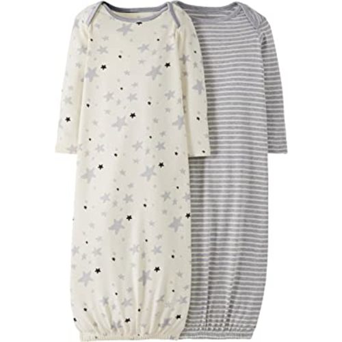 Moon and Back by Hanna Andersson Baby 2 Pack Sleeper Gown