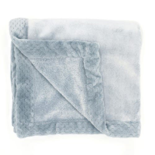Sea Blue Plush Blanket | aden + anais