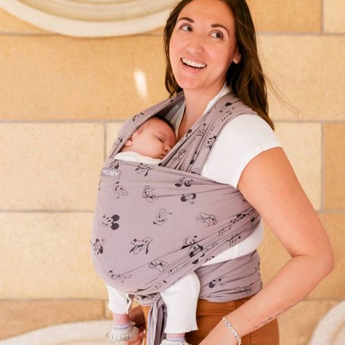 Moby Wrap For Disney Baby Special Edition Classic Baby Wrap Carrier - Vintage Mickey & Friends