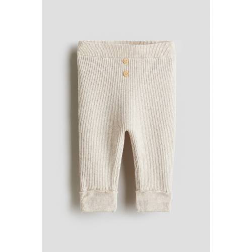 RIB-KNIT PANTS