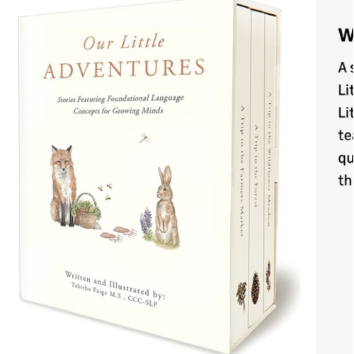 Our Little Adventures: Stories Featuring Foundational Language Concepts for Growing Minds (Tabitha Paige Children's Book Series)