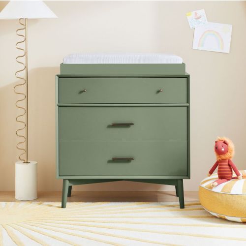 Mid-Century 3-Drawer Changing Table (36")