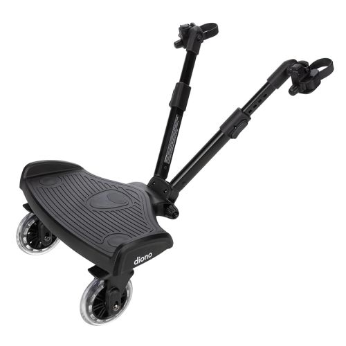 Diono Hop 'n Roll Universal Stroller Board, Compatible with Most Strollers, Wagons and Travel Systems, Holds Children up to 50lbs, Black