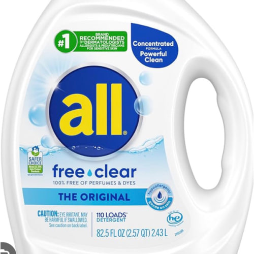 Liquid Laundry Detergent for Sensitive Skin