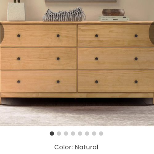 Shaker 6-Drawer Dresser – Grain Wood Furniture
