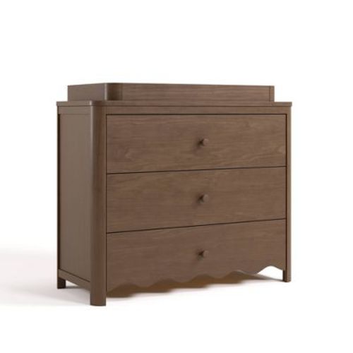 Storkcraft Casablanca 3-Drawer Dresser with Removable Topper - Hazelnut