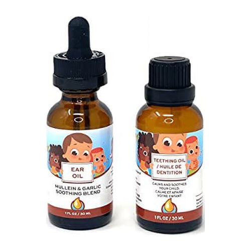 Punkin Butt Teething Oil and Ear Oil for Sore Gum and Ear Canal Relief | All Natural, Organic, Safe for Infants, Chemical-Free