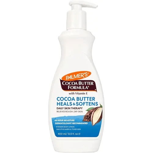 Palmer's Cocoa Butter Formula Daily Skin Therapy Cocoa Butter Body Lotion for Dry Skin, Hand & Body Moisturizer, Pump Bottle, 13.5 Oz (Pack of 1)