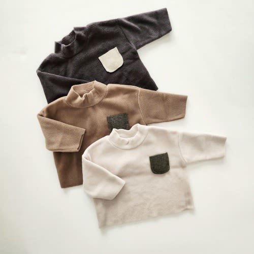 Baby Nunu Soft Fleece (6-12 M in Mocha)