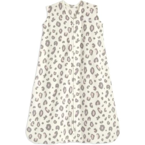 HALO Sleepsack 100% Polyester Wearable Blanket, TOG 1.0, Leopard Pink Micro-Fleece, Small