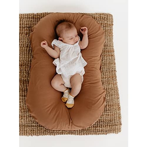 SA ACCESSORIES Lounger Cover Compatible with Snuggle Me Loungers - Soft & Skin-Friendly Cotton - Replacement Cover ONLY – Brown
