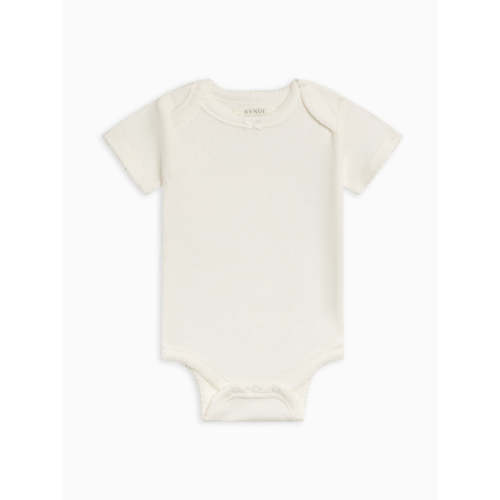 Josie Pointelle Bodysuit-White 3-6 Mos