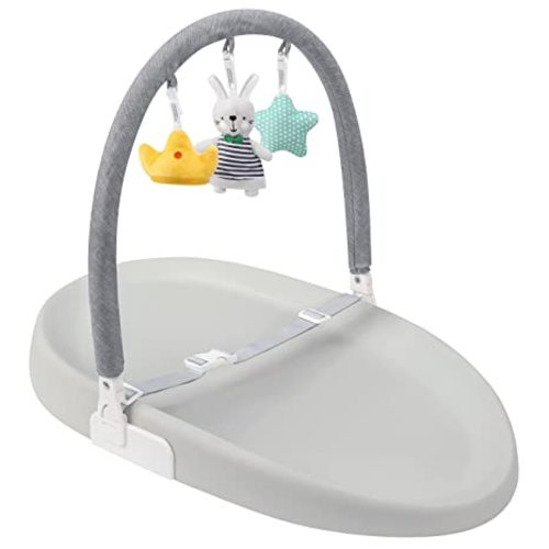 Papablic Wipeable Baby Changing Pad with Removable Safety Strap, Easy to Clean & Non-Slip Waterproof, Changing Pad for Dresser,Bed