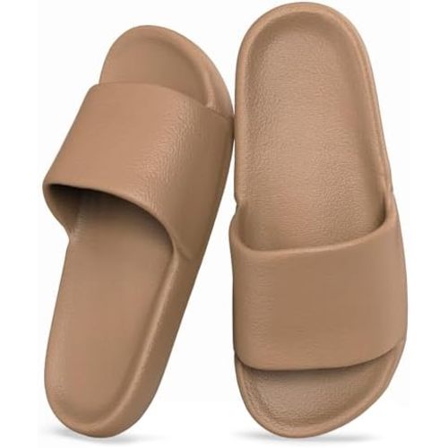 Non-Slip Shower Shoes for Men & Women - House Slippers with Arch Support Quick-Drying, Non-Slip - Cloud Slides Sandals Pool - Perfect for Home, Beach, and Travel