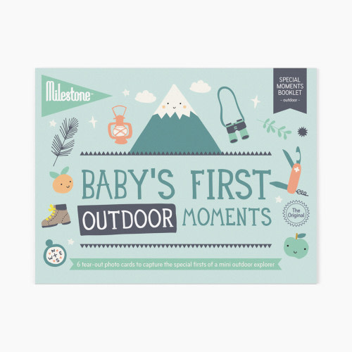 Milestone Baby's First Outdoor Photo Card Booklet