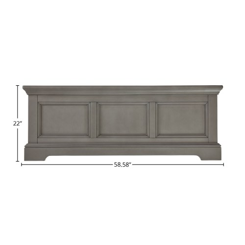 Hanley 59" Wide Low Profile Footboard, Cloud