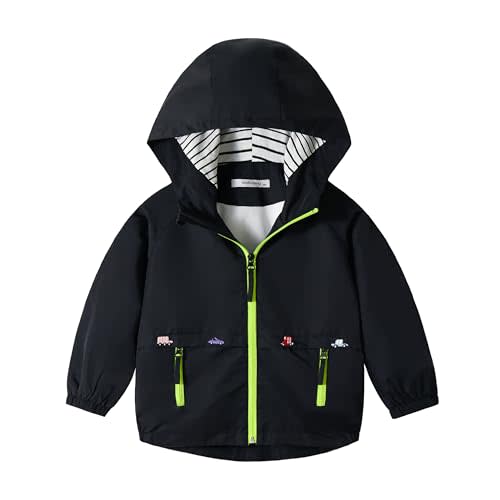 Amazon.com: Volunboy Toddler Boys Windbreaker Casual Outerwear Kids Lightweight Zip Hooded Jacket Baby Cute Dust Coat (Yellow, 18-24 Months): Clothing, Shoes & Jewelry