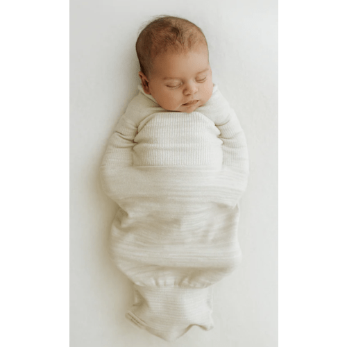 Bamboo Blend Beige Swaddle Sleep Sack – Swaddelini