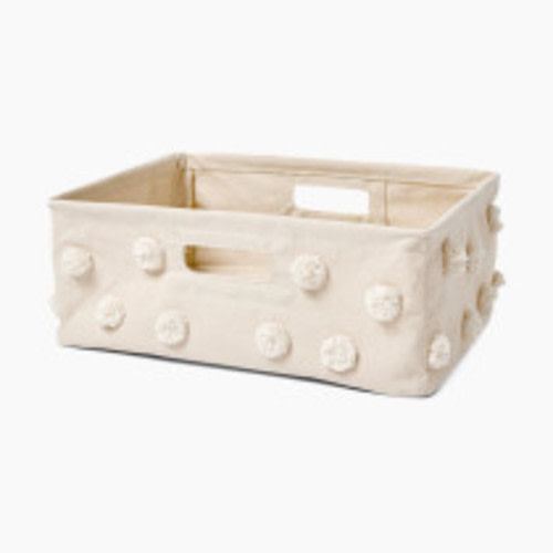 Pehr Pom Pom Hide Away Basket - Natural, Small