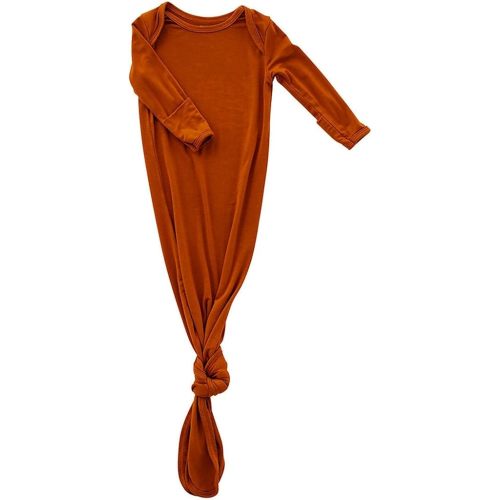 Extra Tall Knotted Baby Gown, Super Soft Viscose from Bamboo Newborn Sleeper for Baby Girl and Boy