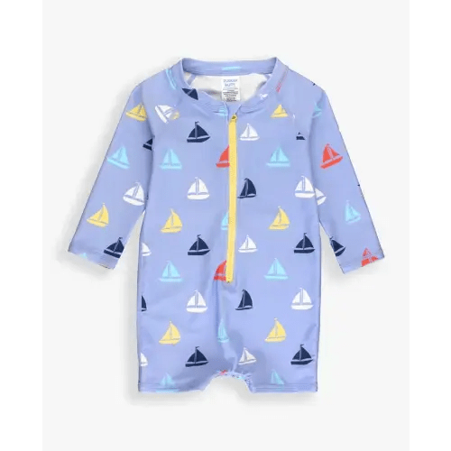 Boys Long Sleeve One Piece Rash Guard