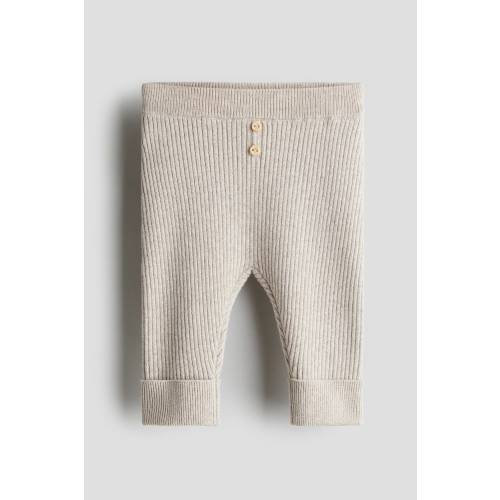 Rib-Knit Pants - Beige - 3M (2-4M)