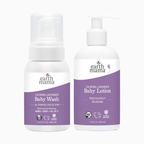 Earth Mama Baby Bath Bundle - Calming Lavender