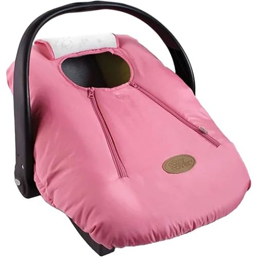 Cozy Cover Infant Car Seat Cover (Pink) - The Industry Leading Infant Carrier Cover Trusted by Over 6 Million Moms Worldwide for Keeping Your Baby Cozy & Warm
