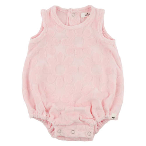 oh baby! Pale Pink Daisies Sculpted Terry Bubble