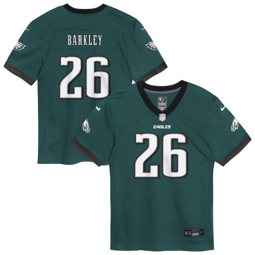 Infant Philadelphia Eagles Saquon Barkley Nike Midnight Green Team  Player Game Jersey
