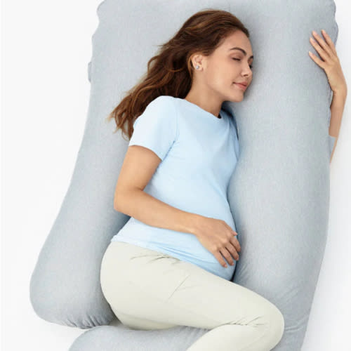 Comfortable Cooling Fabric U Shaped Body Pillow for Pregnancy
