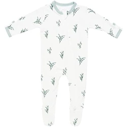 KYTE BABY Unisex Zipper Closure Footies, Rayon Made From Bamboo, 0-24 Months