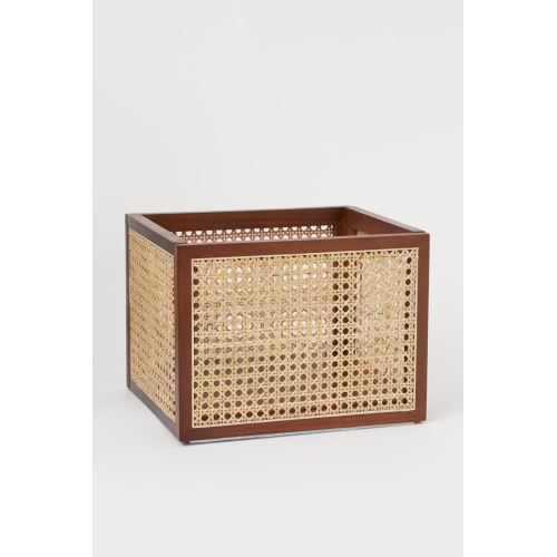 Rattan Storage Basket, Brown/rattan