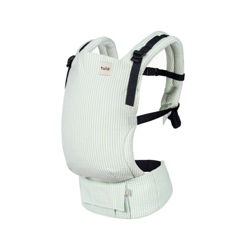 Spring Green - Seersucker Free-to-Grow Baby Carrier – Baby Tula US