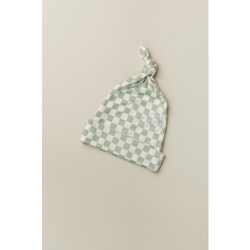 Fern Chequer Knotted Hat