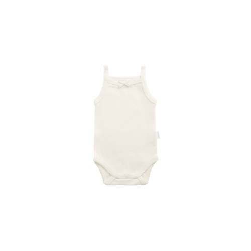 Organic Cotton Bridget Singlet Bodysuit - Buttermilk