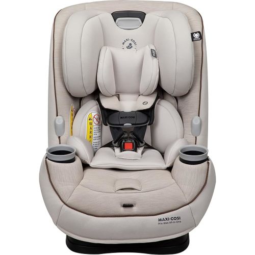 Maxi-Cosi Pria Max All-in-One Convertible Car Seat, Rear Facing Car Seat (4-40 lbs), Forward Facing Car Seat (22-65 lbs), High Back Booster Seat (40-100 lbs), Pure COSI, Desert Wonder